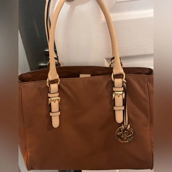 Brown Leather Tote Bag Michael Kors - Picture 1 of 9